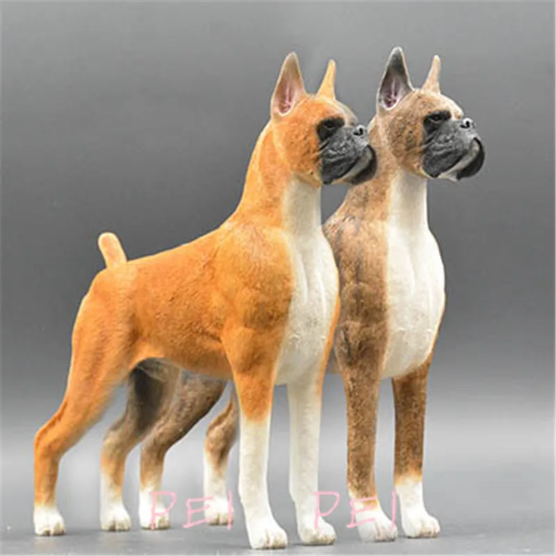 

High Quality Cute Puppy Statue Simulated Animal Dog Creative Home Decor Resin Action Figure Collectible Model Toy P1577