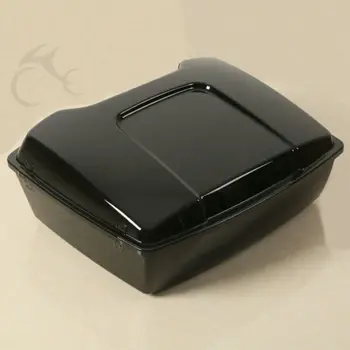 

Black Chopped Pack Trunk For Harley Tour Pak Touring Street Road King Electra Glide 1997-2013 12
