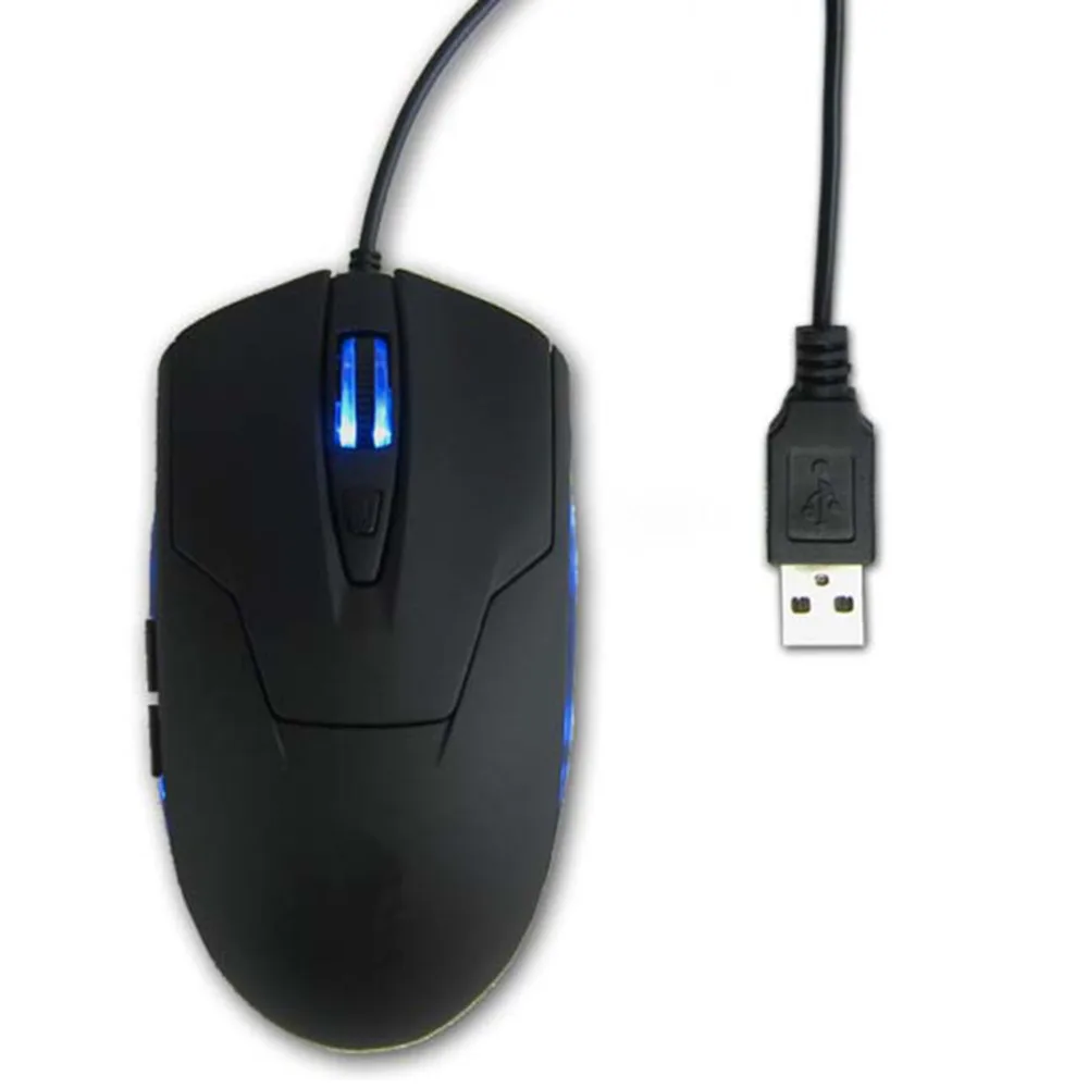 

2400 DPI LED 6 Button Key Optical USB Wired Mouse For Game Laptop Computer Wholesale dropshipping