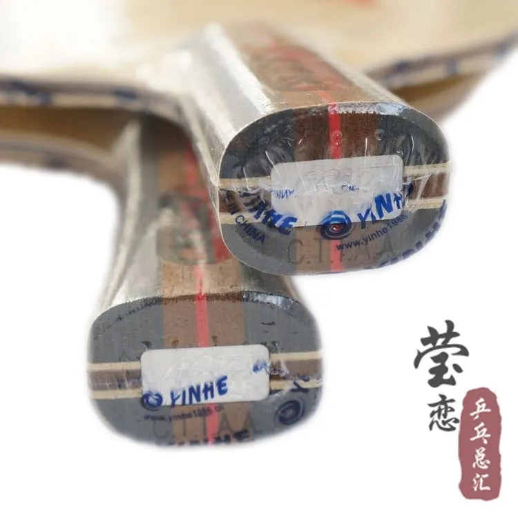 الأصلي غالاكسي yinhe E-3 vb شفرة تنس الطاولة قاعدة الألياف العضوية الزجاج فراغ حرق الجديد شفرة تنس الطاولة مضارب مضرب