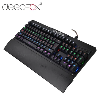 

DeepFox 104 Keys Mechanical Game Keyboard Gaming Keypad Key Board Pad Mat Gamer Keyboard For Computer PC Laptop