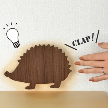 

Creative Wood Wall Light Sconce Wandlamp Cartoon Animal Night Light LED Modern Kids Bedroom Bedside Lamp Restaurante Lights