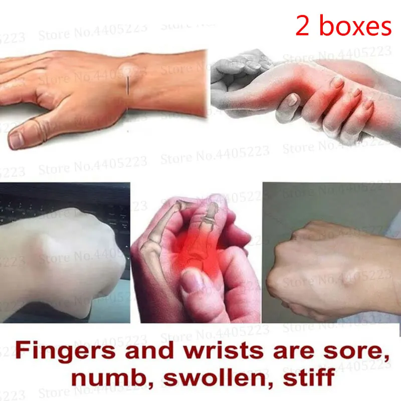 2 коробки медицинский бальзам Tenosynovitis пластырь для пальцев на запястье от боли