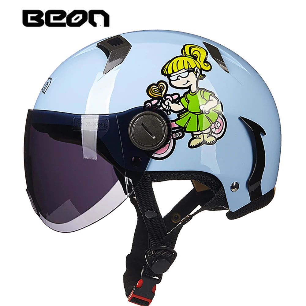 

BEON Motorcycle Half Helmet Vintage Chopper Open Face Moto Helmet Casco Men Women Scooter Retro Motorbike Helmet