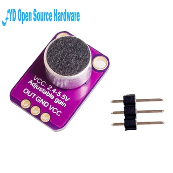 

1pcs GY-MAX4466 electret microphone amplifier MAX4466 adjustable amplifier module