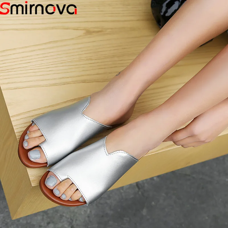 

Smirnova plus size 34-48 new summer sandals slingback casual flat with ladies shoes comfortable Flip flops women sandals 2019