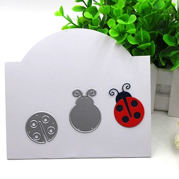 

2020 New Ladybug bug Metal Cutting Die Stencils for DIY Scrapbooking/photo album Decorative Embossing DIY Paper Cards Craft