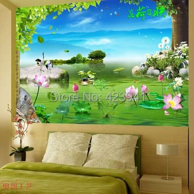 

3023 Can be customized 3D visual space home decoration mural art wallpaper Restoring ancient personality wall sticker home decor