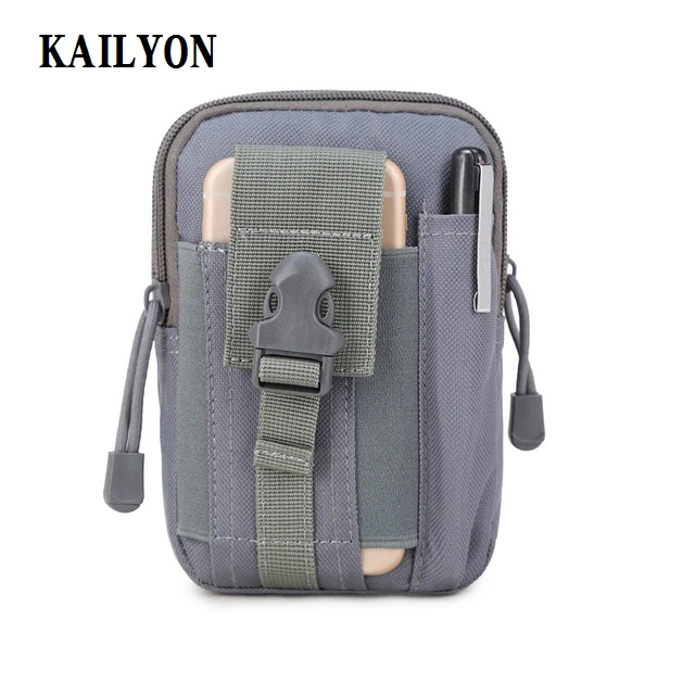 Универсальная тактическая Военная поясная сумка-кобура для телефона, чехол для лабиринта, Alpha Cagabi One, гусеница, кошка, S60, кошка, S31, S41 - Цвет: Серый