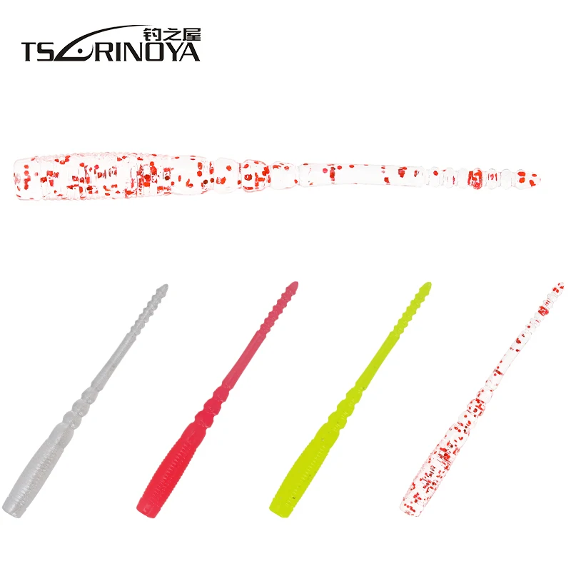 (10 шт./упак.) Tsurinoya для рыбалки приманка ZS 0 2 Г 45 мм AJING Игла хвост Мягкая Rockfish