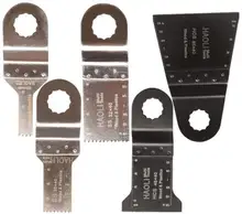 5 pcs stainless steel and HCS oscillating muti tool saw blades for power tools as Ridgid,Worx Sonicrafter,AEG,Wood cutting