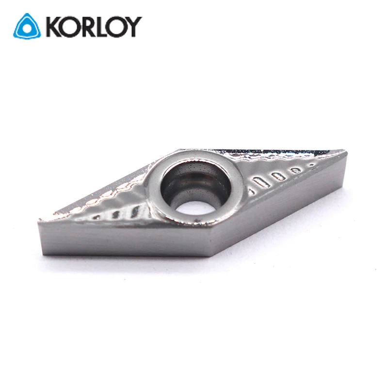 

10PCS VBGT110304 H01 milling cutter aluminum carbide insert Grooving aluminum processing Knife CNC lathe tool Holder