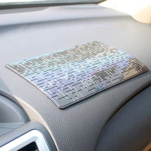 Автомобильный орнамент, силиконовый магический липкий коврик, Противоскользящий коврик, авто интерьер, приборная панель, нескользящий держатель для телефона, gps, автомобильные аксессуары для куклы