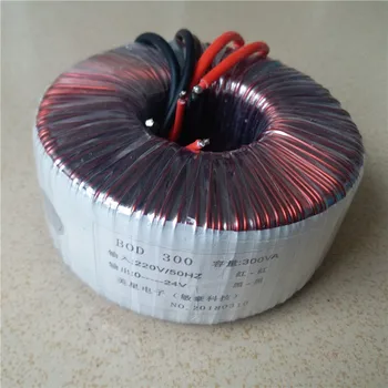 

24V 12.5A Toroidal transformer 300VA 220V input copper custom transformer transformer for Monitoring power transformer security