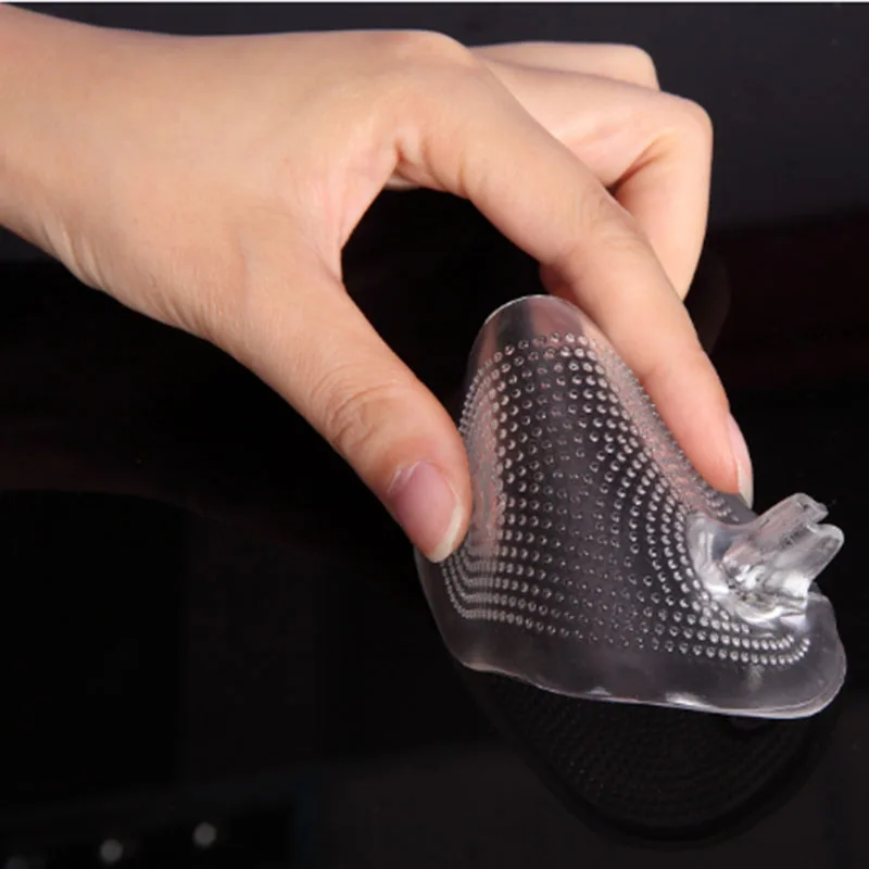Прозрачные силиконовые подушечки для стоп-геля обувные вкладыши с подушечками для обуви сандалии-Вьетнамки массажные стельки для женщин и мужчин