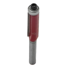 1PC 6.35mm Flush Trim Bit Carbide Tipped For 1/4 Shank Router Bits Woodworking Tools 4pcs 6 8 10 12mm 1 4 shank flush trim router bits set end bearing router bit diy woodwork tool