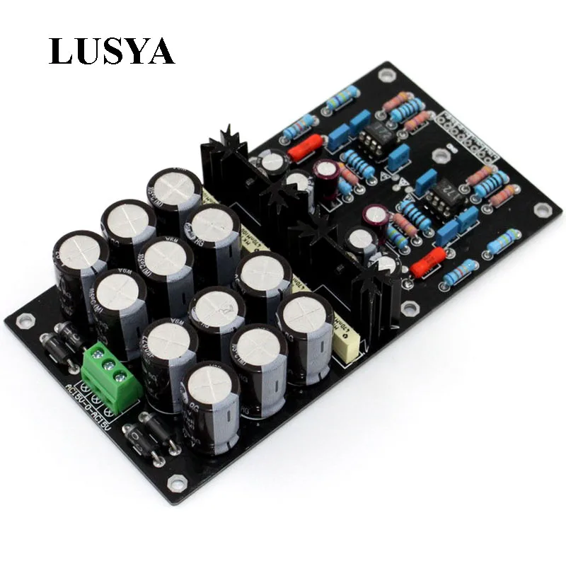 Lusya Dual AC12V Phono preamp board OPA2111KP Turntable HiFi Preamplifier Assembled Board 