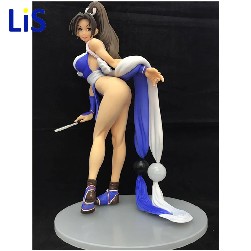 

Lis Anime figures Arcade game The King Of Fighters sexy Mai Shiranui SNK2 30cm 6/1 scale Smile Ver. PVC Collection model dolls