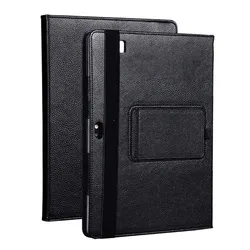Luxury Litchi Pattern PU Leather Tablet Case with Stand Cover for HP Elite X2 1012 G2 (Black)