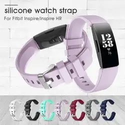 Цветной силиконовый ремешок Смарт часы с устройством слежения Замена для умных часов ремешок на запястье для Fitbit Inspire HR активности