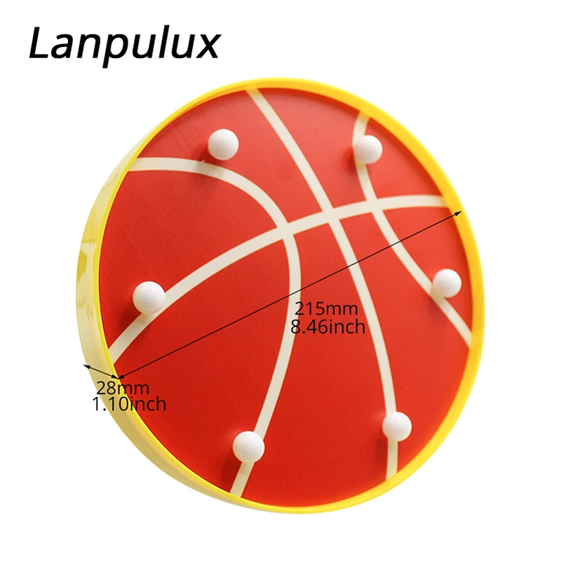 Lanpulux 3D декоративная статуэтка Баскетбол ночные светильники мальчик украшение