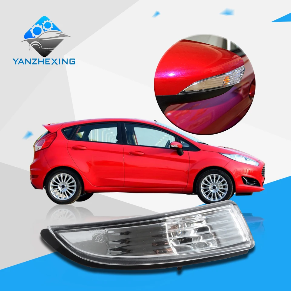 Зеркало заднего вида поворотное боковое зеркало повторитель лампы для Ford Fiesta 2009
