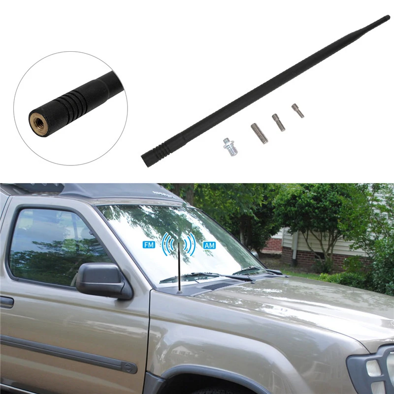 Car Radio FM Antenna Amplifier Mast For Nissan Xterra 2000- Auto Roof Signal Aerial Booster FM AM Vehicle Antena WISENGEAR /