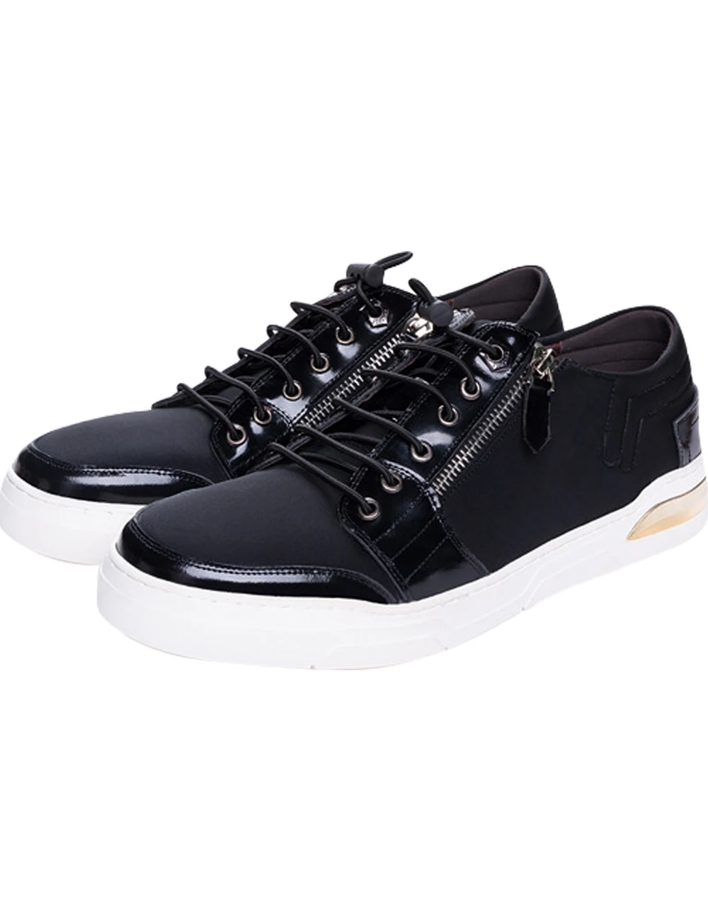 MENSCHWEAR Men's Lace up Genuine Leather Sports Shoes Outdoor Lightweight Breathable Sneakers
