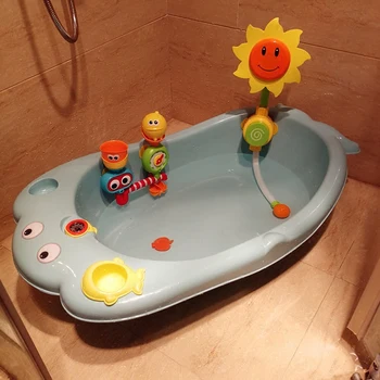 

Cartoon Baby Tub Large Thickening Bathtub Infants and Young Children Tub Plastic Bath Tub Baby Basin