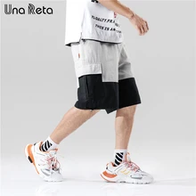 Уна Рета хип-хоп стиль шорты мужские летние новые модные повседневные штаны до колена цветные шорты в уличном стиле