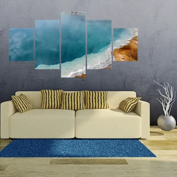 

Yellowstone National Park Landscape Picture for Living Room Wall Decor Cityscape Poster Wall Art Canvas Print Home Decor Custom