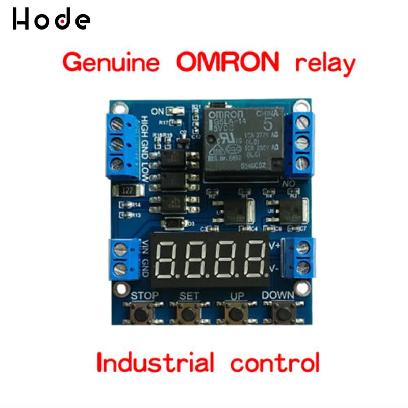 1Stks DC 12V Counting Cycle Timer Control Delay Relay Module Voltage Detection 
