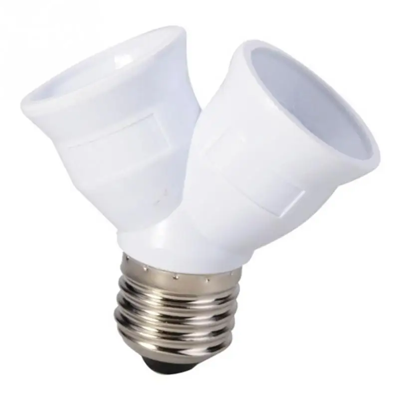 

E27 to 2 E27 Light Bulb Lamp Socket Base Adapter Converter Splitter Bulb lighting Lamp Holder Converter