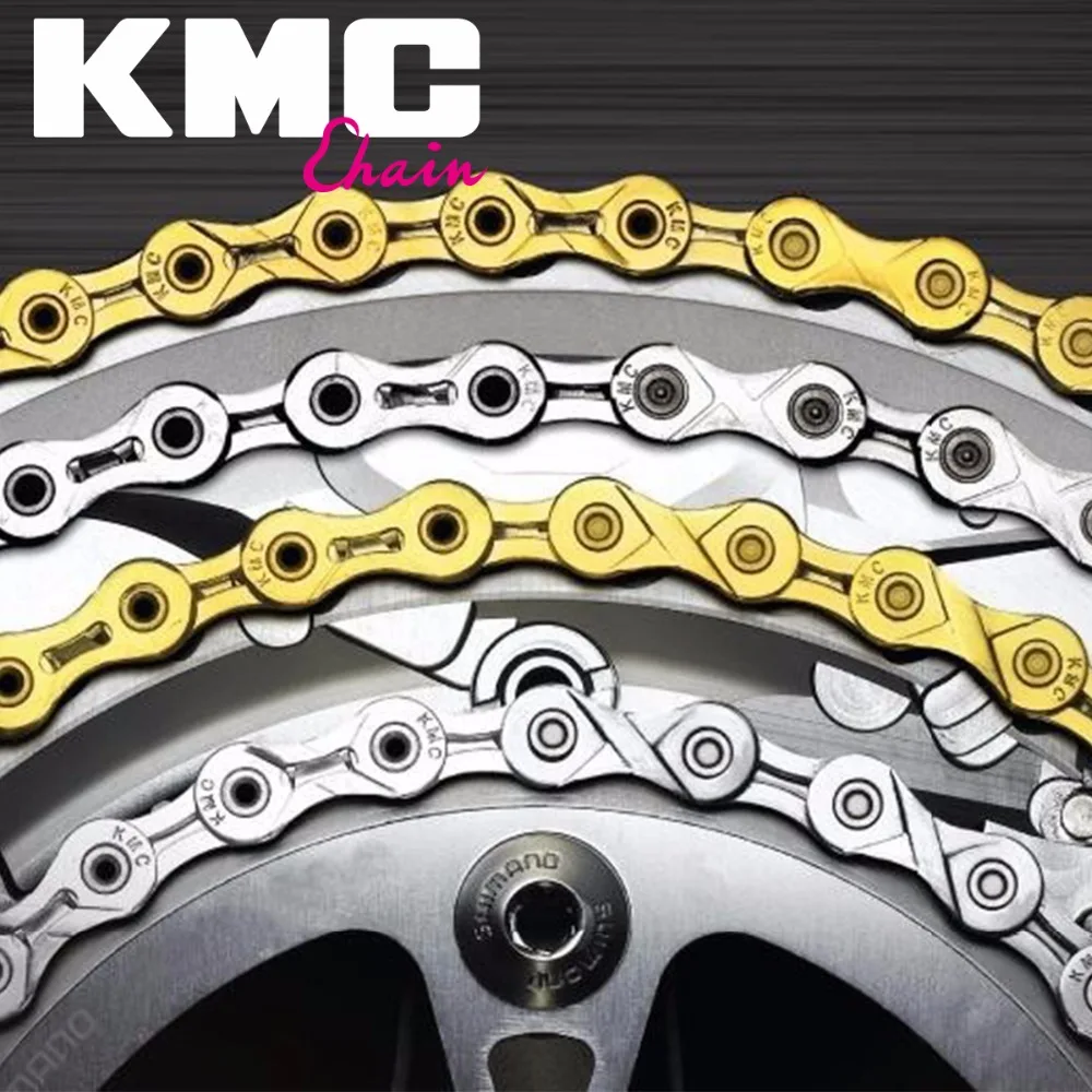 Велосипед цепи KMC X10 X10.93 MTB цепь для дорожного велосипеда 116L 10 скорость Велосипедный спорт цепи цепь волшебное число горный с оригинальной коробке