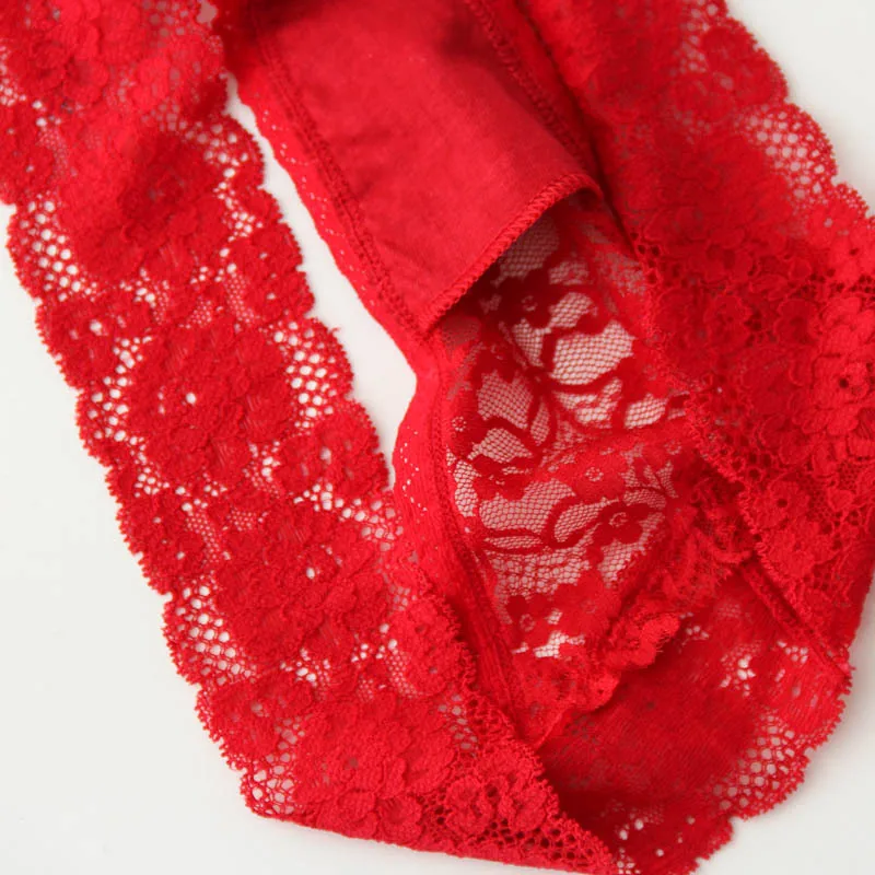S-XXL Big Size Sexy Cozy Lace Briefs Short G Thongs G-String Lingerie Panties Underwear Women  (21)