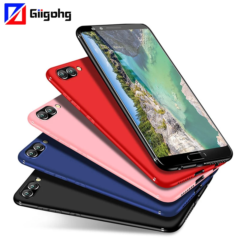 

Slim Silicone Soft Case Cover for Huawei Y5 Y6 Prime Y7 Pro 2018 Y9 P20 P10 Plus P9 P8 Lite mini 2017 Nova 2 2s 2i Candy TPU