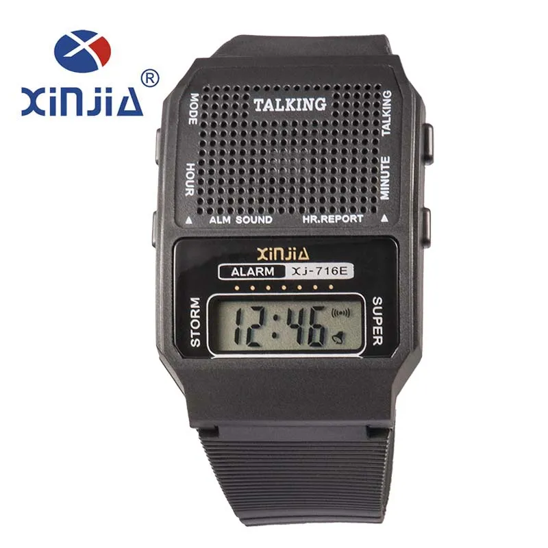 Simple Men And Women Talking Watch for Blind Speak Russian Electronic Digital Sports Casual WristWatch elder