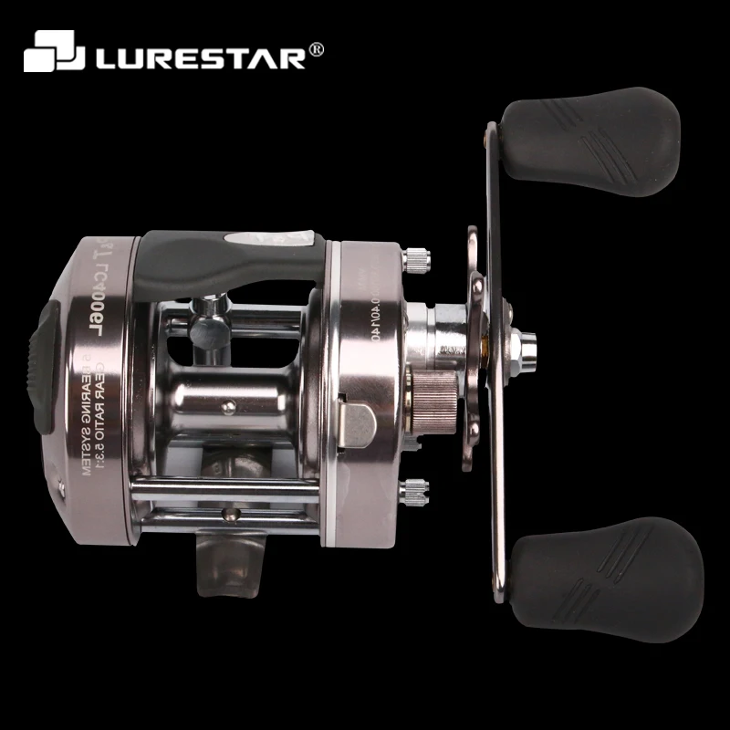 

Left Hand Only 4+1BB Baitcasting Fishing Reel 5.3:1 Round Cast Drum Fishing reel