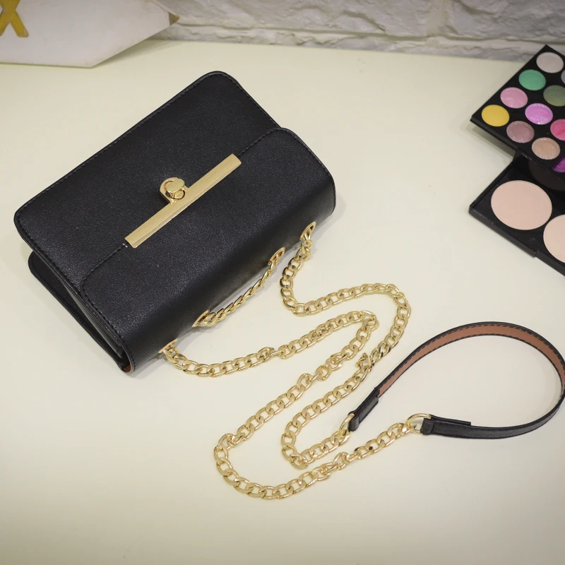 Yuhua, новые женские сумки, модная Корейская версия сумки на плечо, трендовая женская сумка-мессенджер, золотая цепочка с клапаном