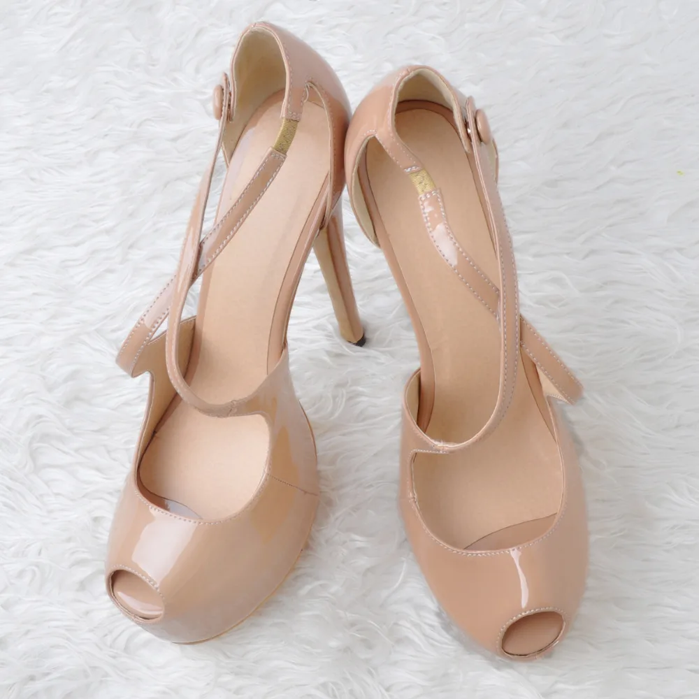 Nude High Heel Pumps (3)