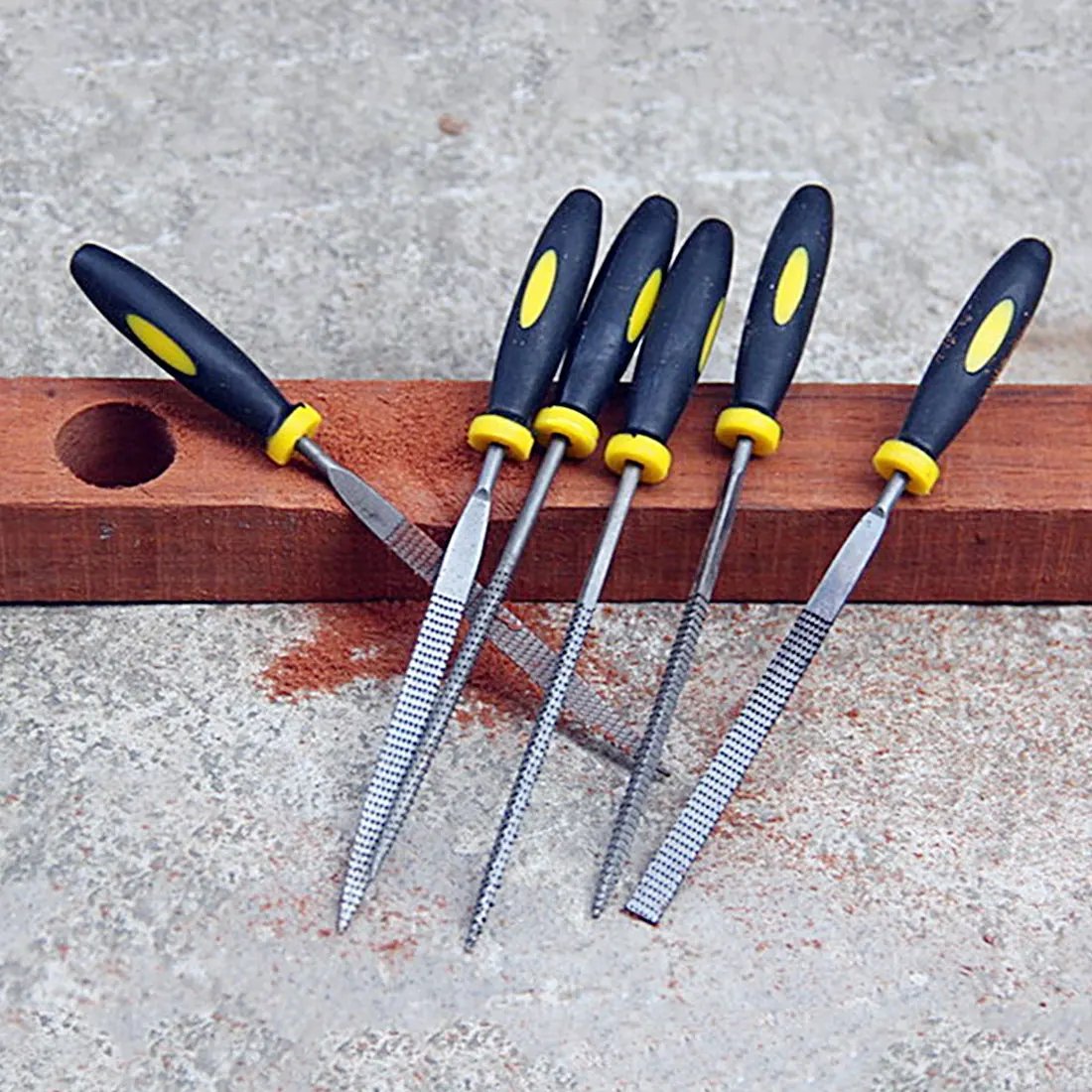 (3шт) 06а430 top tools. Н-р напильники по мет. Мини рашпиль. Надфиль для дерева. File tool.