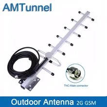 Наружная антенна GSM yagi наружная антенна GSM антенна 2G 11dBi с кабелем 5 м или 10 м GSM внешняя антенна с разъемом TNC