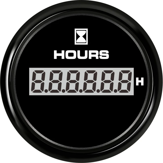 1pc New Style 52mm Tuning Digital Hour Meters 0 99999.9H Clock Gauges