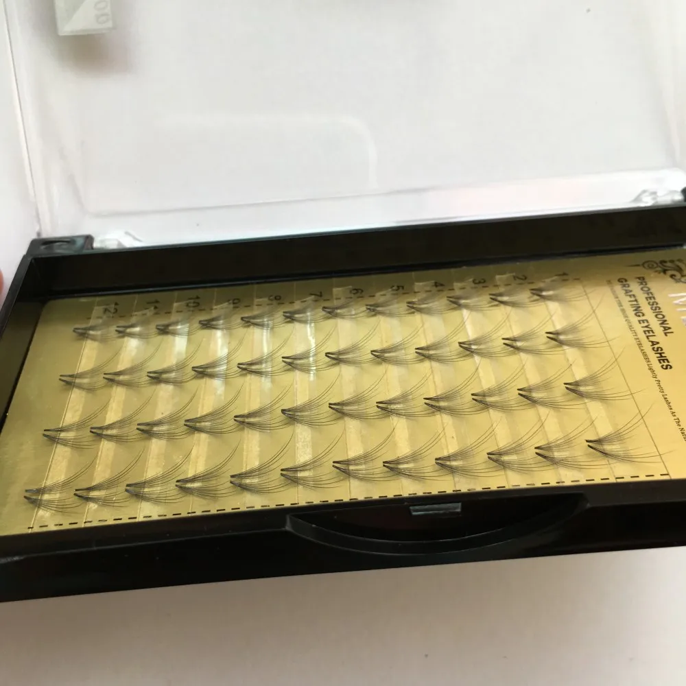 Wholesale ME.LASH 10 trayslot Butterfly Wings Shape 3D Eyelashes Winged Dovetail Imitate Silk False Mink Individual 7D Eyelash (9)