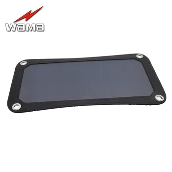 

1x Wama 7W Solar Panel Charger for Mobile Phones Power Bank 18650 Batteries USB Output for Outdoors