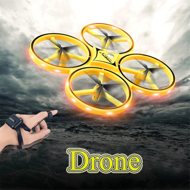 $33.37  Intelligent Quadcopter Induction Drone Smart Watch Remote Sensing Gesture Aircraft UFO Somatosensor