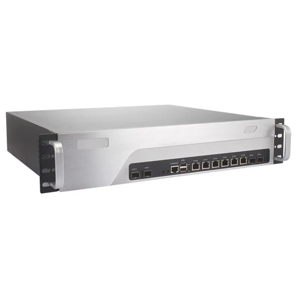 ^*Best Offers Firewall Mikrotik Pfsense VPN Network Security Appliance Router PC Intel Core I7 4770,[HUNSN SA14R],(6 LAN/2USB/1COM/1VGA/Fan)