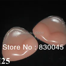 Силикона милый Треугольники-образный бюстгальтер Вставка колодки с довольно Box bi25