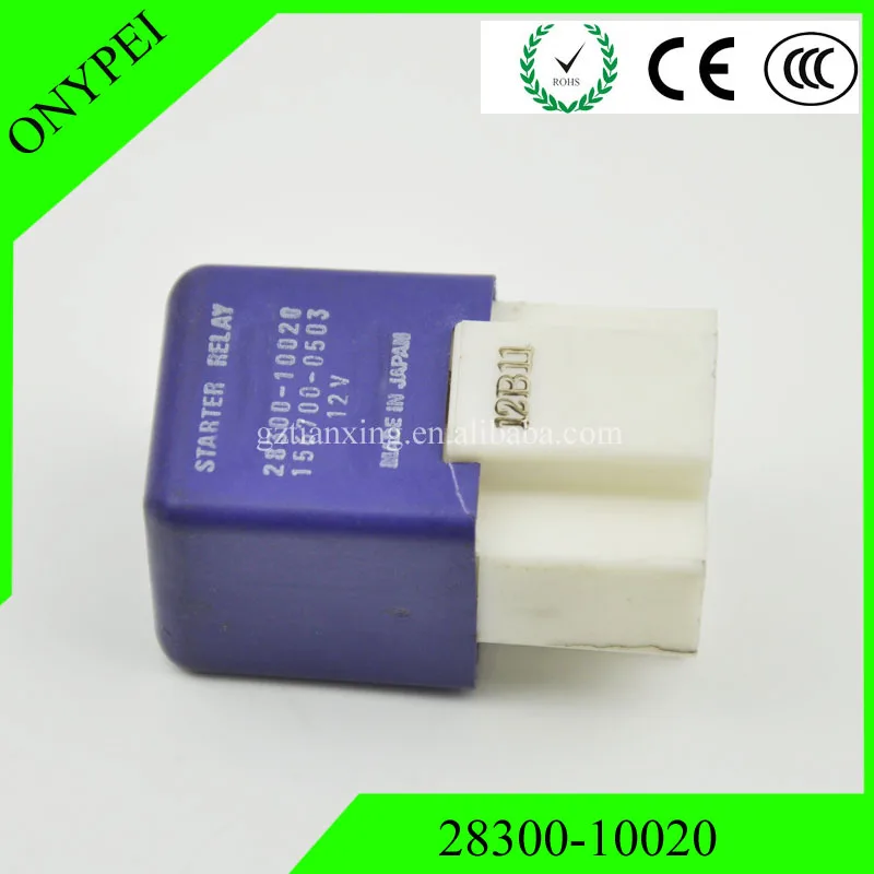 

28300-10020 156700-0503 12V 4-Pins Starter Relay For Toyota Lexus Various Models 28300 10020 156700 0503 2830010020 1567000503
