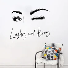 Sexy Girl Eyes Eyelashes Brows Beauty Salon Wink Stickers Vinyl Interior Removable Wall Mural Barber Shop Decorative PosterZW233 цена Sexy Girl Eyes Eyelashes Brows Beauty Salon Wink Stickers Vinyl Interior Removable Wall Mural Barber Shop Decorative PosterZW233 цены онлайн